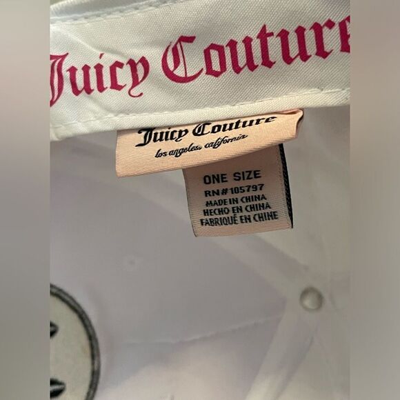 Juicy Couture Smiley Trucker Hat Cap Rhinestones 2000s - Picture 6 of 7